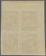 Dt. Besetzung II WK - Estland: 1941, 15 K. Rötlichbraun Ungezähnt Im Viererblock Aus Der Linken Ober - Occupation 1938-45