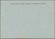 Dt. Besetzung II WK - Rhodos - Ganzsachen: 1944, 30/30 Cent Braun Antwortdoppelkarte, Vordruck Des A - Occupazione 1938 – 45