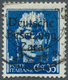 Dt. Besetzung II WK - Zara: 1943, 35 C. Freimarke Schwärzlichkobalt Mit Aufdruck In Type II, Gestemp - Occupazione 1938 – 45