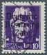 Dt. Besetzung II WK - Zara: 1943, 3.70 L. Freimarke Dkl'bläulichviolett Mit Aufdruck In Type I, Gest - Occupazione 1938 – 45