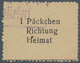 Feldpostmarken: 1944, Vukovar-Aufdruck Auf Zulassungsmarke Durchstochen Mit Falz Replaziert Auf Brie - Other & Unclassified