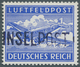 Feldpostmarken: 1945, Insel Leros Zulassungsmarke Gezähnt Mit Schwarzblauviolettem Aufdruck In Type - Altri & Non Classificati