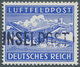 Feldpostmarken: 1945, Insel Leros Zulassungsmarke Gezähnt Mit Schwarzblauviolettem Aufdruck In Type - Other & Unclassified