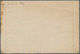 Feldpostmarken: 1945, Kurland-Halbierung (rechte Hälfte) Mit Dienstsiegel Auf Faltbrief Bedarfsgebra - Altri & Non Classificati