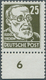 DDR: 1953, 25 Pfg. Köpfe II Mit Seltenem WZ X II, Tadellos Postfrisch, FA Paul BPP, Mi. 1.000,- Euro - Collections