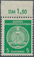 DDR - Dienstmarken A (Verwaltungspost B): 1956, 10 Pfg. Smaragdgrün, Faserpapier, Wasserzeichen X I, - Altri & Non Classificati