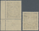 DDR - Dienstmarken A (Verwaltungspost B): 1956, 15 Pfg. Schwarzgrauviolett, Faserpapier, Beide Wasse - Other & Unclassified