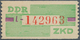 DDR - Dienstmarken B (Verwaltungspost A / Zentraler Kurierdienst): 1959, Wertstreifen Für Den ZKD, 1 - Altri & Non Classificati
