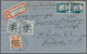 Berlin: 1948 (10.10.), Schwarzaufdruck 6 Pf. In Mischfrankatur Mit SBZ 10 Pf. Von Berlin SW.30 Nach - Used Stamps
