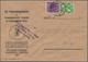 Berlin: 1948, Drei Bedarfsbriefe Mit Teils Mischfrankaturen U.a. Schwarzaufdruck 16 Pf. + 60 Pf. Sow - Used Stamps