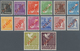 Berlin: 1949, Rotaufdruck BERLIN, Kpl. Satz In Postfrischer Besterhaltung, Jeder Wert Tiefst Gepr. S - Used Stamps