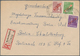 Berlin: 1949, Drei R-Briefe Jeweils Mit 76 Pf.-Rotaufdruck-Frankaturen (60 Pf., 10 Pf. + 6 Pf.) Von - Usati