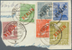 Berlin: 1949, 1 Mark Rotaufdruck Im Mischfrankatur Schwarz/Rot Auf Briefstück "Berlin-Spandau 22.3.4 - Usados