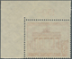 Berlin: 1949, 3 M. Bauten, Postfrische Rechte Obere Bogenecke Mit Postamtlicher Beschriftung, Ungefa - Usati