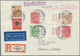 Berlin - Zusammendrucke: 1949, Bauten / Leerfeld/ 100 Jahre Deutsche Briefmarken / Bauten, 2 Seltene - Se-Tenant