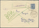 Berlin - Postschnelldienst: 1950:  Schnelldienstbrief 80 Pfennig Bauten Als EF Berlin-Steglitz 1 6.5 - Other & Unclassified