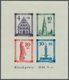 Französische Zone - Baden: 1949, Wiederaufbau-Block Ungezähnt Mit Plattenfehler "Farbpunkt Links Neb - Other & Unclassified