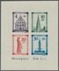 Französische Zone - Baden: 1949, Wiederaufbau-Block Ungezähnt Mit Plattenfehler "Balken über Zweitem - Altri & Non Classificati