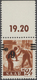 Saarland (1947/56): 1947, 6 F. Auf 24 Pfg. Postfrisch Mit Kopfstehendem Aufdruck Geprüft Ney BPP. - Usados