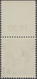 Saarland (1947/56): 1947, 6 F. Auf 24 Pfg. Postfrisch Mit Kopfstehendem Aufdruck Geprüft Ney BPP. - Oblitérés