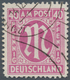Bizone: 1945/1946, 40 Pfg. AM-Post Rosakarmin In Zähnung L 11 X 11 1/2 Entwertet (24) HAMBURG- WANSB - Andere & Zonder Classificatie