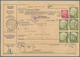 Delcampe - Bundesrepublik Deutschland: 1954, Heuss I: 1 DM Viererblock, 2 DM Waagrechtes Paar Und 3 DM Waagrech - Colecciones