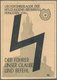 Ansichtskarten: Propaganda: 1944, Farbkarte "Grossführerlager Der Hitlerjugend, Krummau, Pfingsten 1 - Partiti Politici & Elezioni