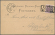 Ansichtskarten: Vorläufer: 1880, SÄCHSISCHE SCHWEIZ "Aussicht Von Der Bastei", Vorläuferkarte Mit R3 - Non Classificati