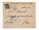 !!! PRIX FIXE : CORPS D'OCCUPATION FRANCAISE EN CRETE, LETTRE DE LA CANEE DE 1902 POUR PARIS - Other & Unclassified