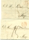 Correspondentie Van Fleischauer Te Amsterdam Naar Scheurleer Den Haag 1842 (2) - ...-1852 Préphilatélie