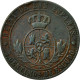 Monnaie, Espagne, Isabel II, 5 Centimos, 1868, Madrid, TB+, Cuivre, KM:635.1 - First Minting