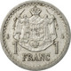 Monnaie, Monaco, Louis II, Franc, Undated (1943), Poissy, TB+, Aluminium - 1922-1949 Louis II