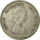 Monnaie, Etats Des Caraibes Orientales, Elizabeth II, 25 Cents, 1981, TB+ - Caraïbes Orientales (Etats Des)