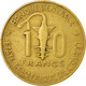 Monnaie, West African States, 10 Francs, 1970, Paris, TTB - Côte-d'Ivoire