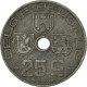 Monnaie, Belgique, 25 Centimes, 1946, TB, Zinc, KM:132 - 10 Cents & 25 Cents