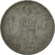 Monnaie, Belgique, Franc, 1945, TB+, Zinc, KM:128 - 1 Franc