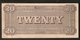 T. USA US Banknote Reproduction (without Watermarks) 20 Twenty DOLLARS 1864 No. 46410 Richmond - Other & Unclassified