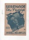 SERENADE AU NUAGE UN SUCCES DE MICHEL ROGER AVEC JACQUES HELIAN ET SON ORCHESTRE - 1945 - PAROLES MAURICE VANDAIR - Partitions Musicales Anciennes