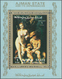 Delcampe - Adschman / Ajman: 1973, Nude Paintings Set Of 16 Different Imperforate Special Miniature Sheets In A - Ajman