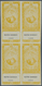 Ägypten - Besonderheiten: 1890s, FISCALS "Cigarette Stamps", Collection Of 18 Different Blocks Of Fo - Autres & Non Classés