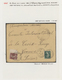 Algerien: 1915/1960: Collection Of 56 Covers And Postal Stationery On Sheets, World War II With Rare - Cartas & Documentos