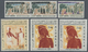 Algerien: 1937/1982 (ca.), Accumulation In Binder With Many Complete And Better Sets Specially In Th - Lettres & Documents