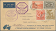 Australien: 1931-1953 Group Of 13 Airmail Covers, With Several First Flights, Registered Mail, Good - Cartas & Documentos