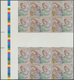 Australien: 1995/96, Big Lot IMPERFORATED Stamps For Investors Or Specialist Containing 4 Different - Cartas & Documentos