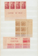 Brasilien: 1919/1958, MARGIN IMPRINTS, Splendid Mint Collection Of 225 Units Up To Blocks Of 70, Sho - Nuevos