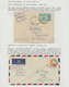 Delcampe - Britische Salomoninseln: 1945/67, Covers KGVI (22) And QEII (15) Inc. Airmail, Registration And A Ve - Iles Salomon (...-1978)