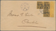Delcampe - China: 1899/1933, Covers (2), Ppc (2) Inc. Combination R-card Shanghai To Italy 1900, And On Piece W - 1912-1949 République