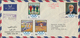 Fudschaira / Fujeira: 1970/1972, Group Of Ten Registered Airmail Covers With Attractive Frankings To - Fujeira