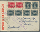 Delcampe - Indien: 1859/1960: Very Fine Lot Of 57 Envelopes, Picture Postcards And Postal Stationeries Includin - 1852 District De Scinde