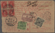 Delcampe - Indien: 1880's/1950's Ca.: Accumulation Of About 170 Covers, Postcards And Postal Stationery From In - 1852 District De Scinde